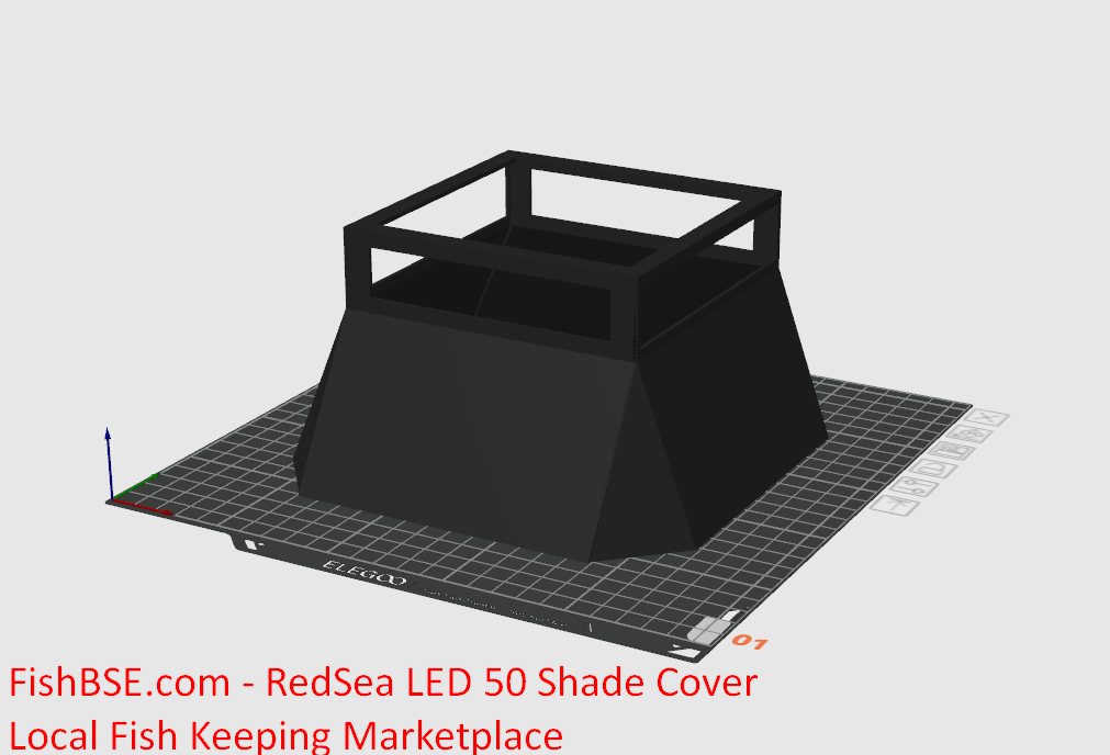 Ceiling Shade cover for RedSea LED 50 + Generic Reef Lights